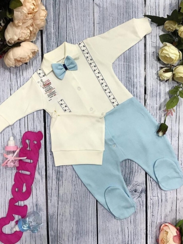 Купить оптом 127. Комбинезон с шапкой,100% хлопок интерлок в Воронеже